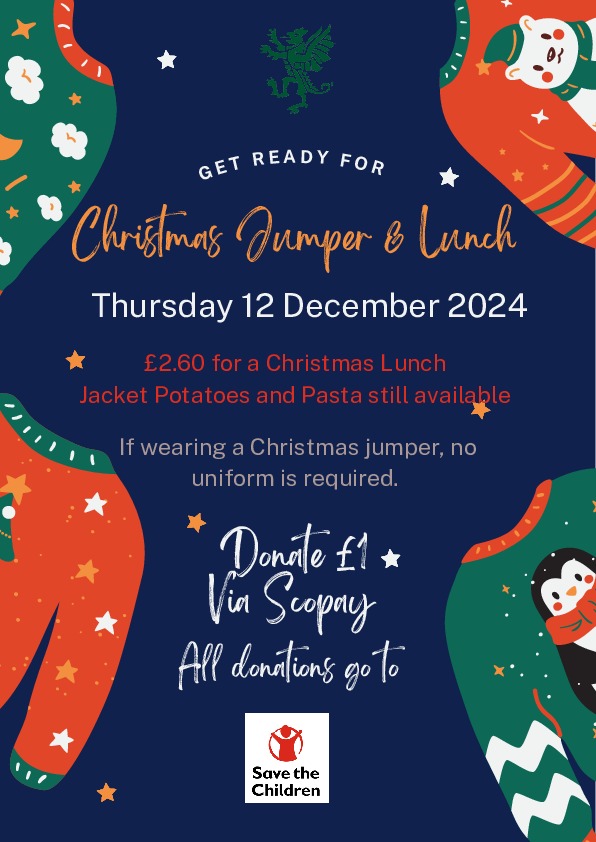Christmas Jumper and Lunch Poster