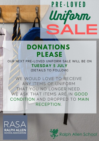 Pre loved Uniform   Donations Request (no links)